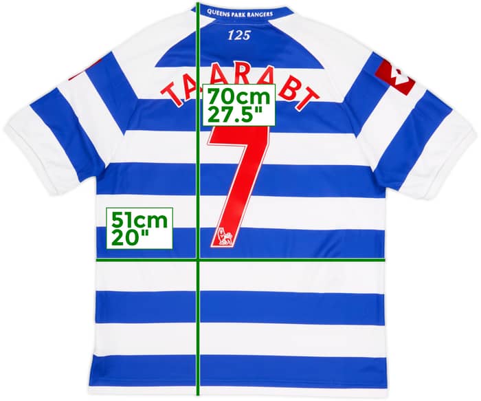 2011-12 QPR Home Shirt Taarabt #7 - 8/10 - (L)