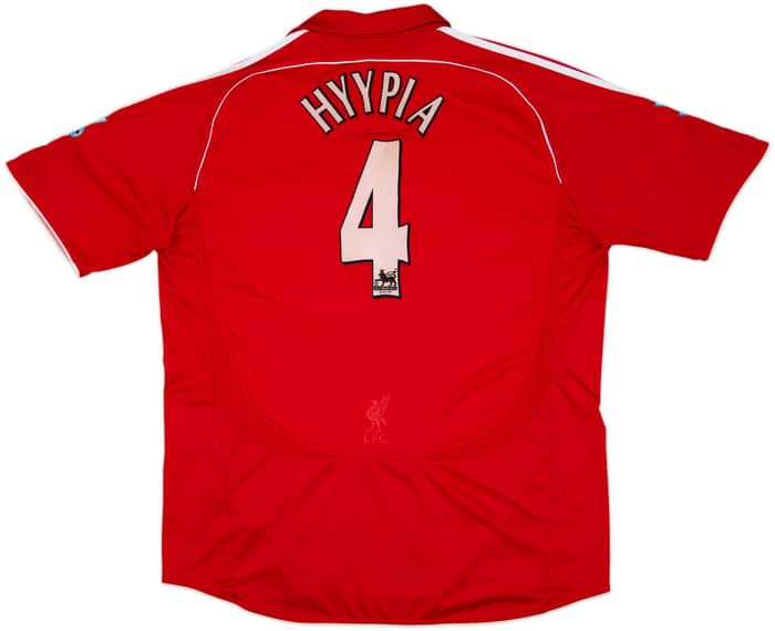 2006-08 Liverpool Home Shirt Hyypia #4 - 7/10 - (XXL)