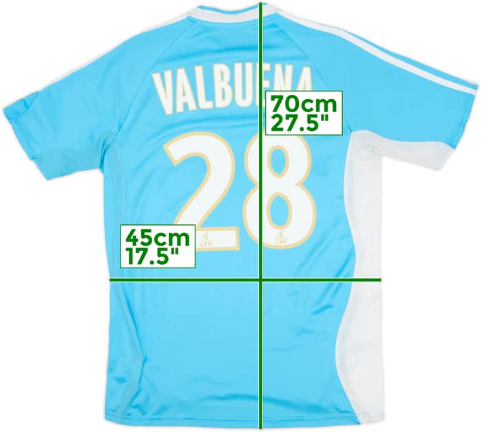 2006-07 Olympique Marseille Away Shirt Valbuena #28 - 8/10 - (S)