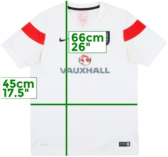 2014-15 England Nike Training Shirt - 6/10 - (L.Boys)