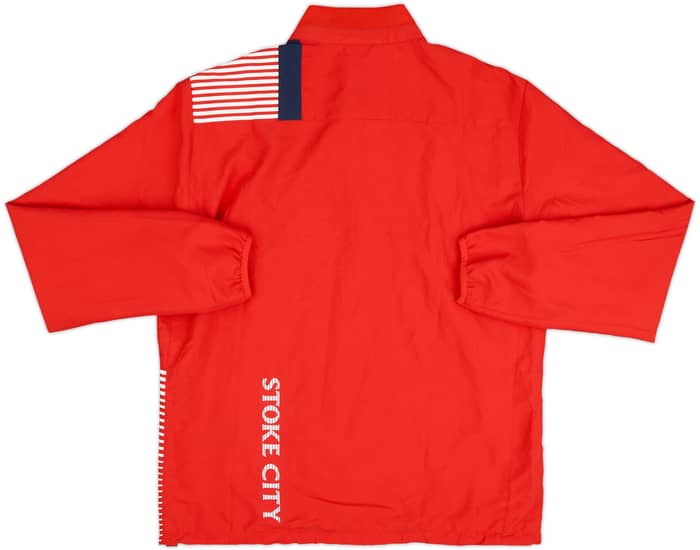 2017-18 Stoke City Macron Track Jacket (L)