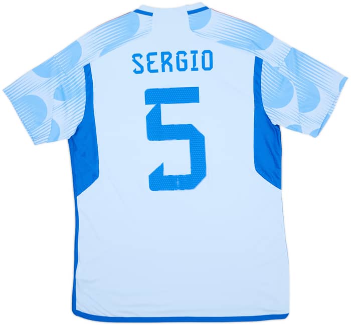 2022-23 Spain Away Shirt Sergio #5 (L)