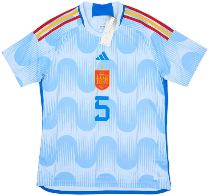 2022-23 Spain Away Shirt Sergio #5 (L)