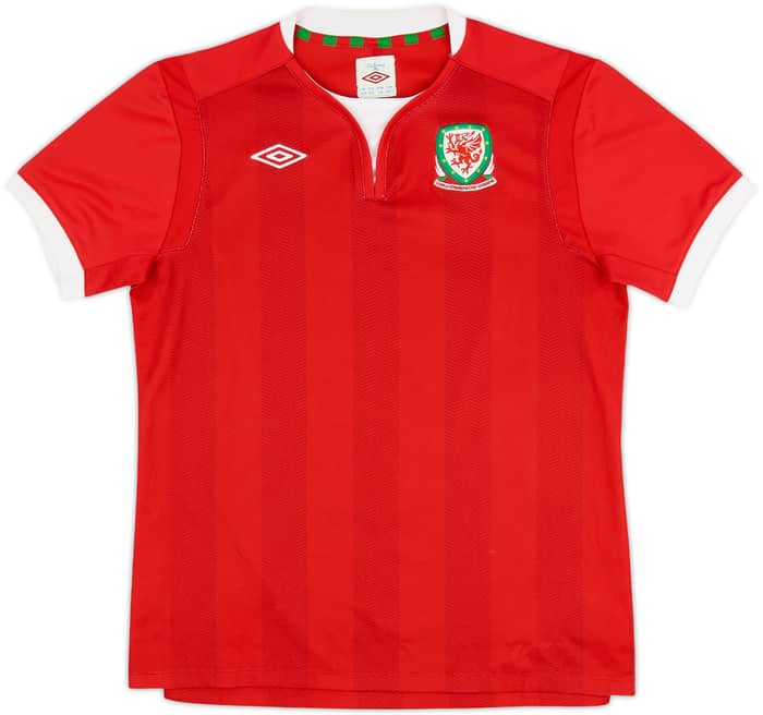 2011-12 Wales Home Shirt - 9/10 - (XL.Boys)