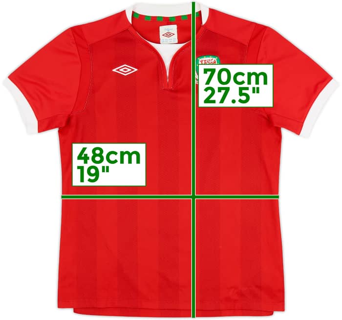 2011-12 Wales Home Shirt - 9/10 - (XL.Boys)