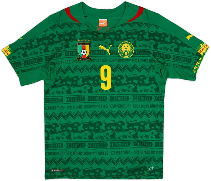 2014-16 Cameroon Home Shirt Eto'o #9 - 8/10 - (L)