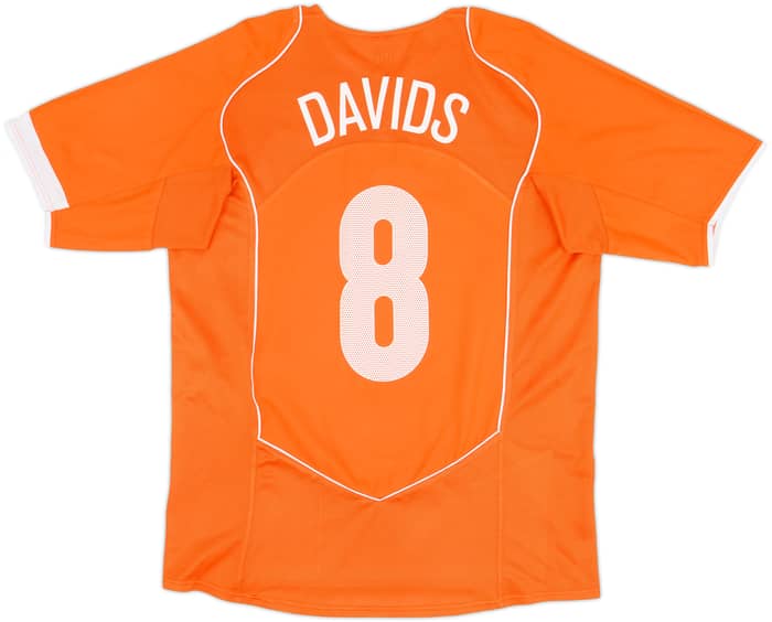 2004-06 Netherlands Home Shirt Davids #8 - 8/10 - (L)