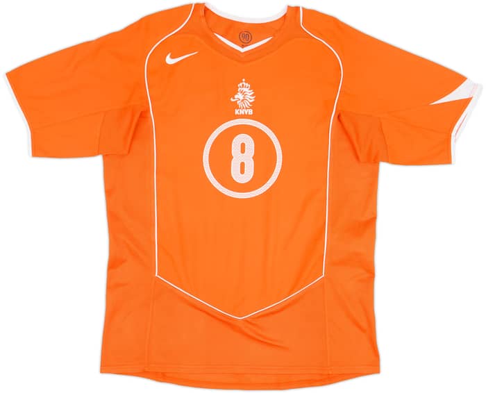 2004-06 Netherlands Home Shirt Davids #8 - 8/10 - (L)