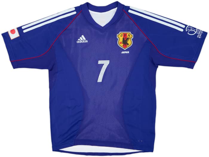 2002-04 Japan Player Issue Home Shirt Nakata #7 - 8/10 - (M)