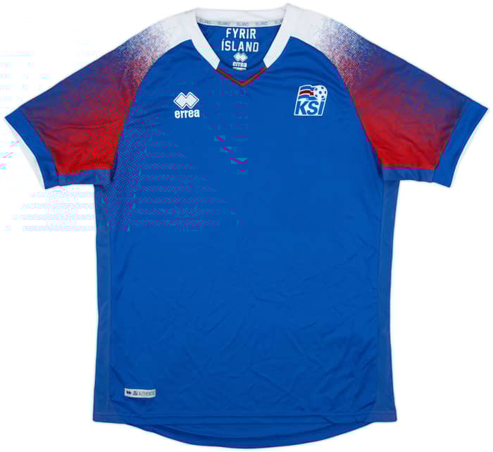 2018-19 Iceland Home Shirt - 9/10 - (XL)