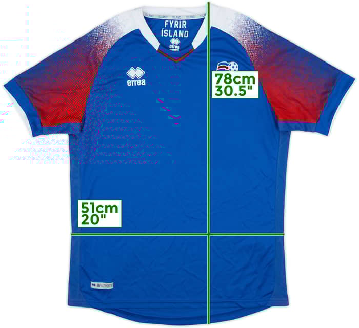 2018-19 Iceland Home Shirt - 9/10 - (XL)