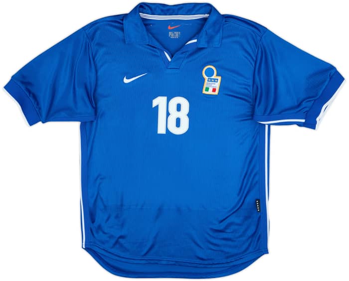 1997-98 Italy Home Shirt Baggio R. #18 - 8/10 - (S)