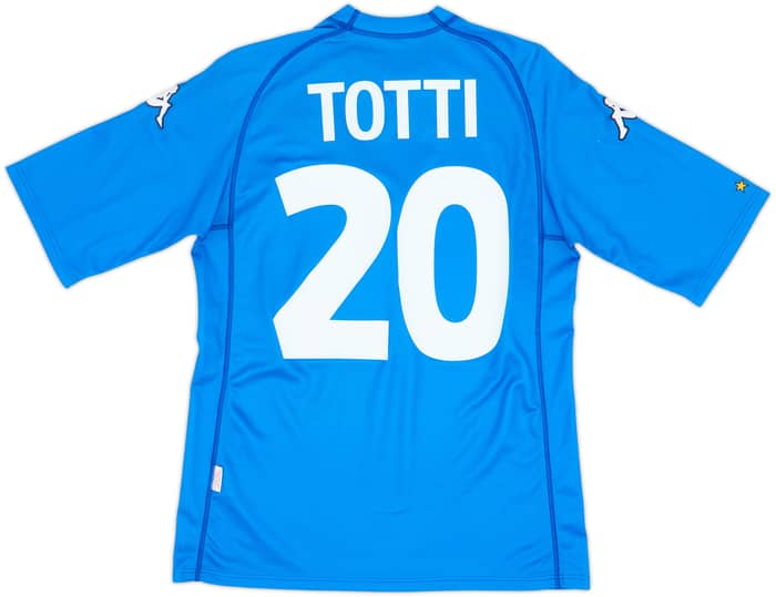 2000-01 Italy Basic Home Shirt Totti #20 - 8/10 - (M)