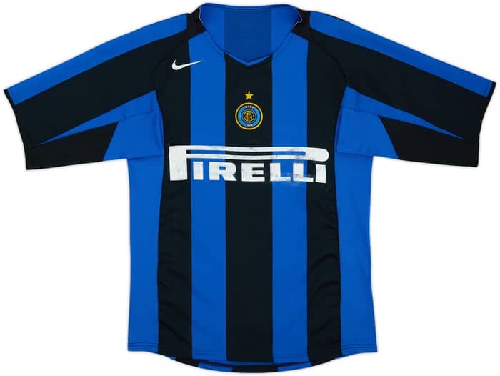 2004-05 Inter Milan Home Shirt Vieri #32 - 4/10 - (S)