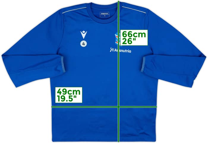 2022-23 Heerenveen Player Issue Macron Sweat Top #4 - 7/10 - (S)