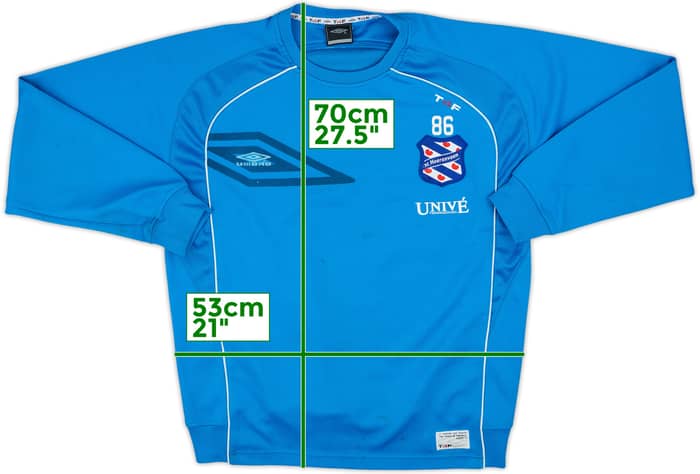 2006-07 Heerenveen Player Issue Umbro Sweat Top #86 - 6/10 - (L)