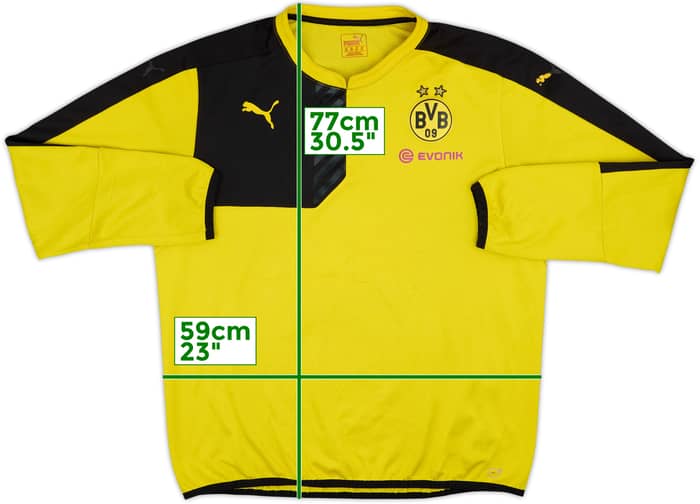 2015-16 Borussia Dortmund Puma Sweat Top - 4/10 - (XXL)