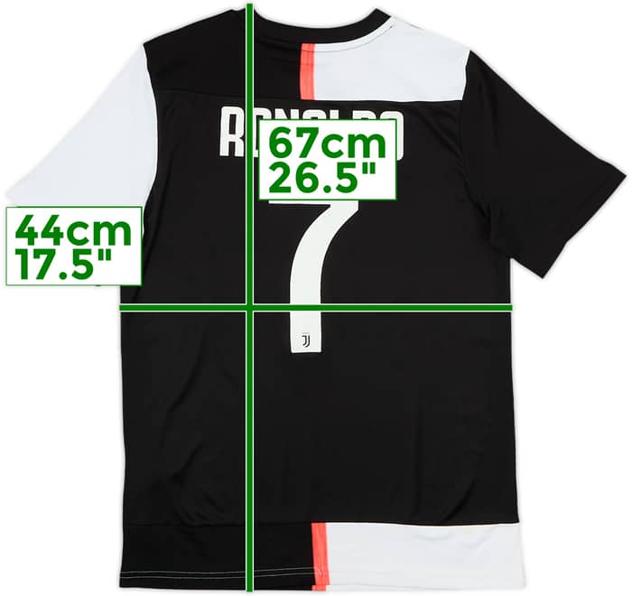 2019-20 Juventus Home Shirt Ronaldo #7 - 6/10 - (L.Boys)