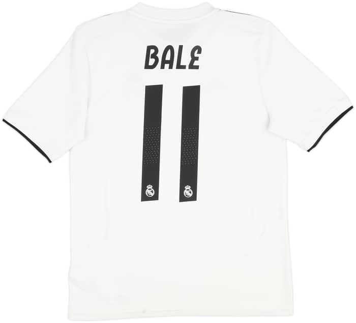 2018-19 Real Madrid Home Shirt Bale #11 - 7/10 - (XL.Boys)