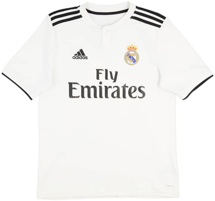 2018-19 Real Madrid Home Shirt Bale #11 - 7/10 - (XL.Boys)