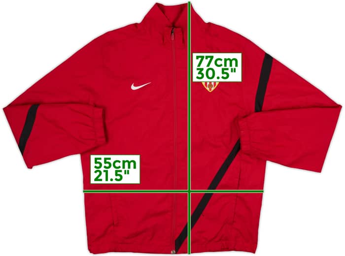 2012-13 Almeria Nike Track Jacket - 7/10 - (M)