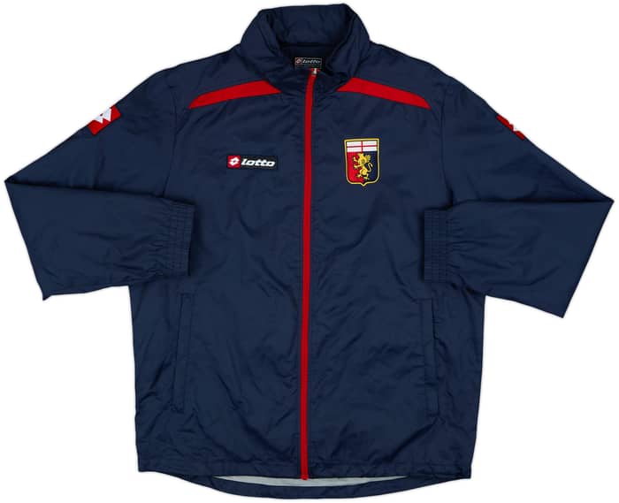 2012-13 Genoa Lotto Hooded Rain Jacket - 8/10 - (XL)