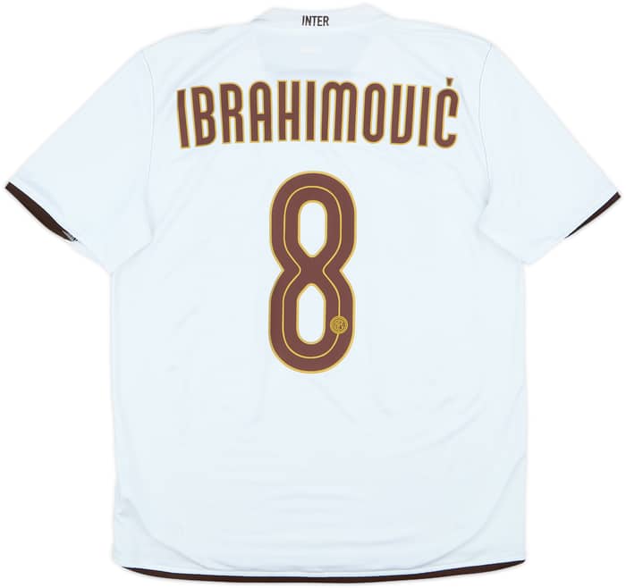 2008-09 Inter Milan Away Shirt Ibrahimovic #8 - 5/10 - (M)