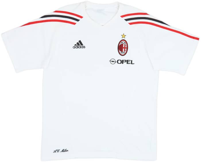 2005-06 AC Milan adidas Cotton Tee - 7/10 - (M/L)