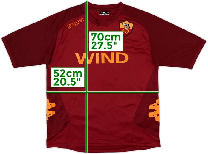 2012-13 Roma Kappa Training Shirt - 6/10 - (L)