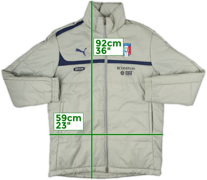 2012-13 Italy Player Issue Puma Padded Bench Coat - 7/10 - (M)
