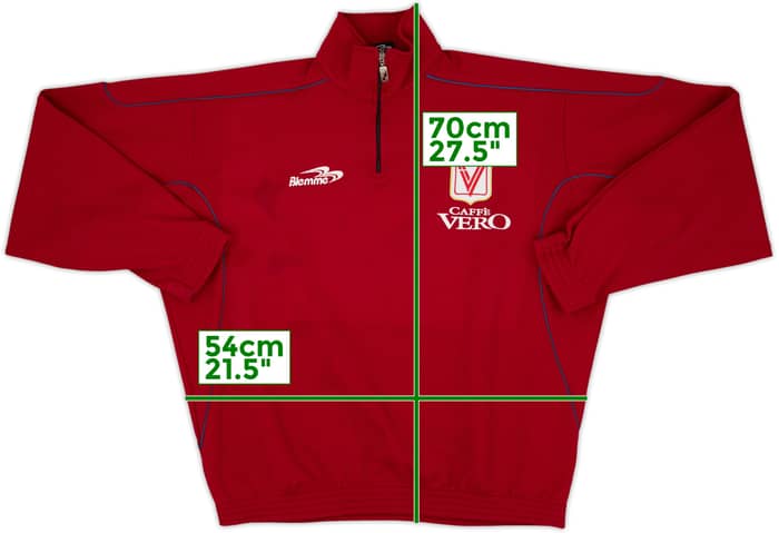 2003-05 Vicenza Biemme 1/4 Zip Drill Top - 6/10 - (XL)