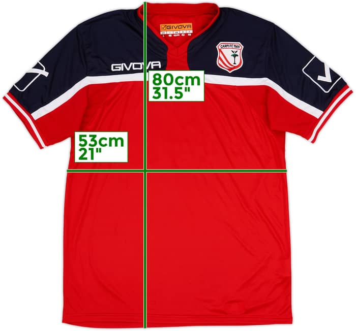 2015-16 Carpi Givova Training Shirt - 9/10 - (L)