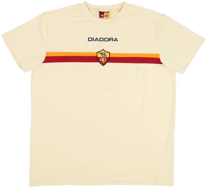 2005-06 Roma Diadora Training Shirt - 9/10 - (XL)