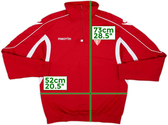 2013-14 Padova Macron 1/4 Zip Training Top - 7/10 - (M)