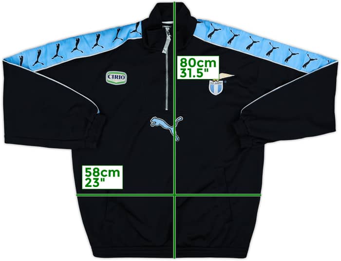 1998-99 Lazio Puma 1/4 Zip Sweat Top - 8/10 - (XL)