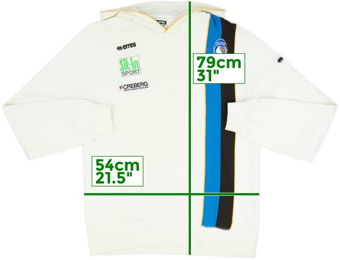 2008-09 Atalanta Errea Hooded Sweat Top - 5/10 - (XL)