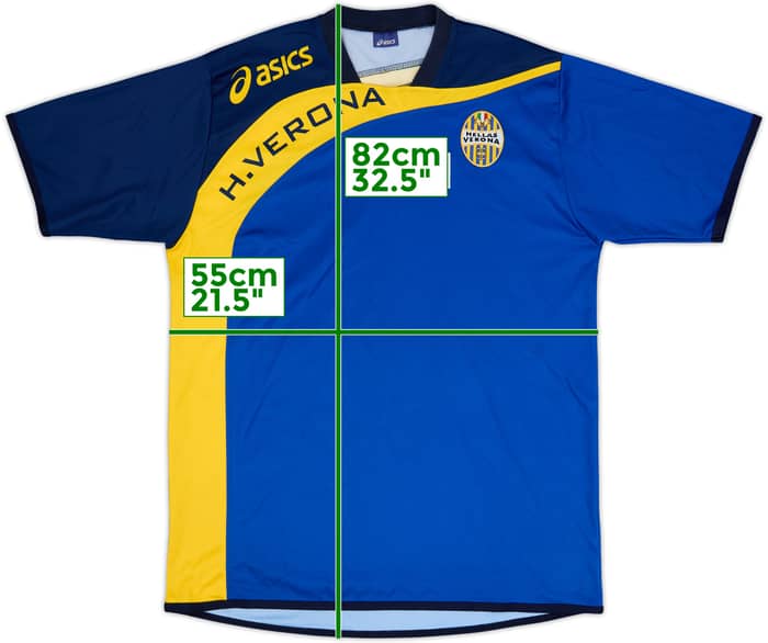 2009-10 Hellas Verona Asics Player Issue Training Shirt #1 - 9/10 - (XL)