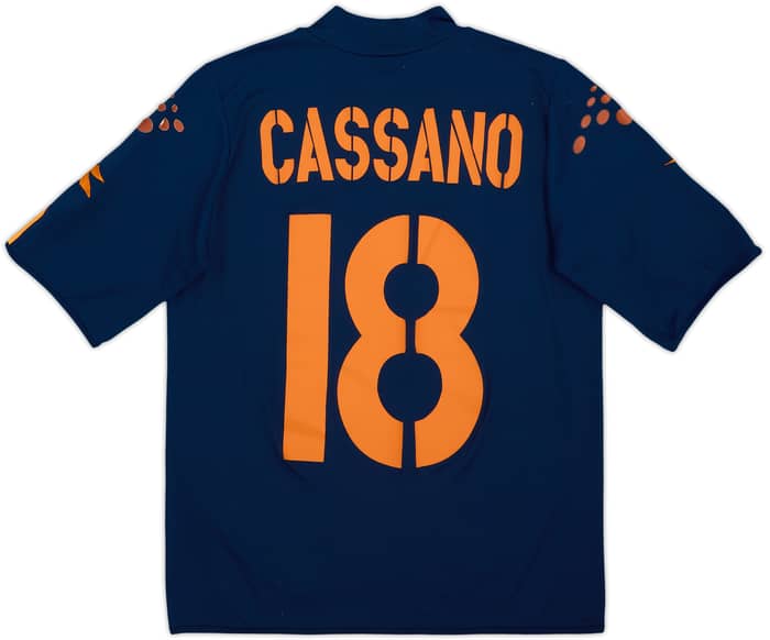 2003-04 Roma Fourth Shirt Cassano #18 - 5/10 - (S)