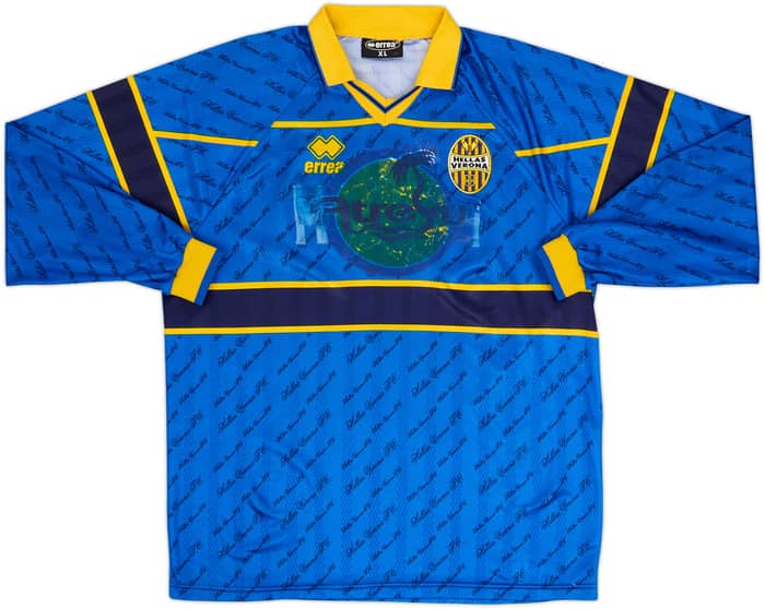 1998-99 Hellas Verona Home L/S Shirt - 4/10 - (XL)