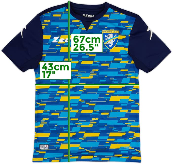 2018-19 Frosinone Zeus Training Shirt - 7/10 - (S)