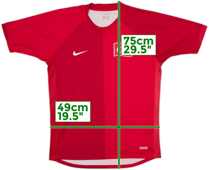 2006-08 Turkey Home Shirt - 8/10 - (S)