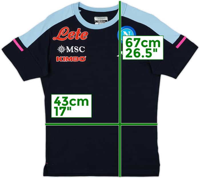 2020-21 Napoli Kappa Leisure Tee - 10/10 - (S)