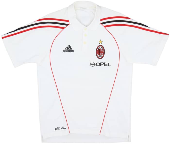 2005-06 AC Milan adidas Polo Shirt - 8/10 - (M)