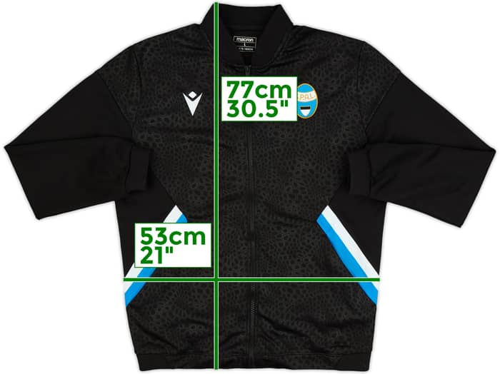 2022-23 SPAL Macron Track Jacket - 8/10 - (L)