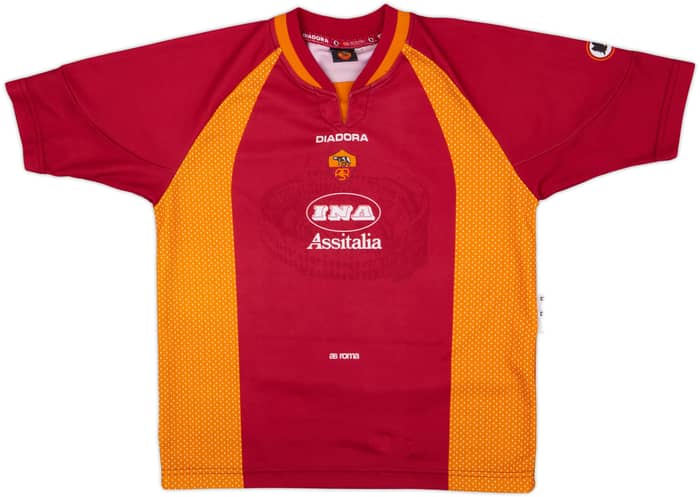 1997-98 Roma Home Shirt - 5/10 - (L.Boys)