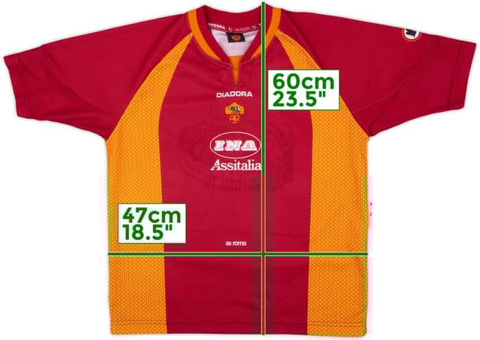 1997-98 Roma Home Shirt - 5/10 - (L.Boys)