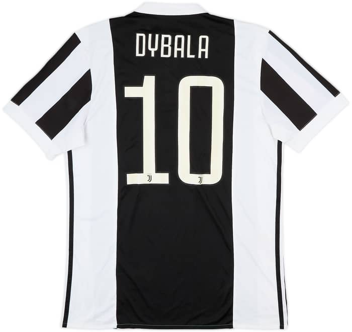 2017-18 Juventus Home Shirt Dybala #10 - 9/10 - (M)
