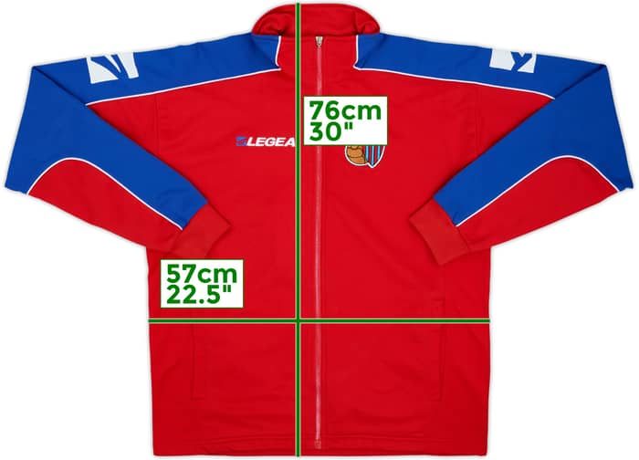 2009-10 Catania Legea Track Jacket - 8/10 - (L)