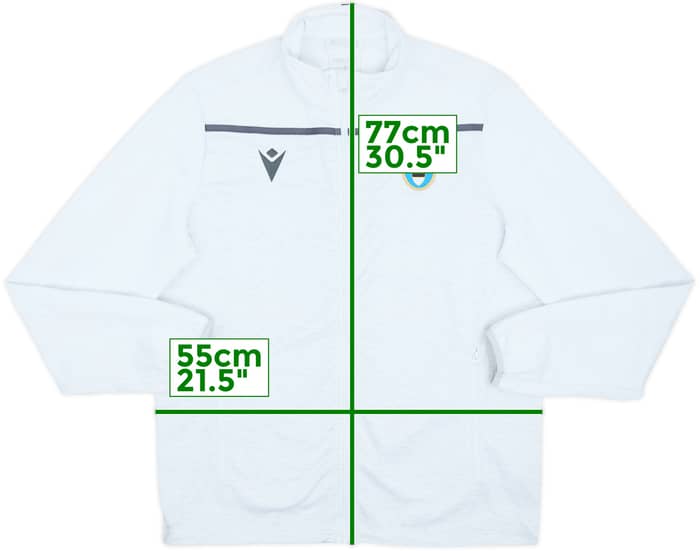 2019-20 SPAL Macron 1/4 Zip Training Top - 8/10 - (L)