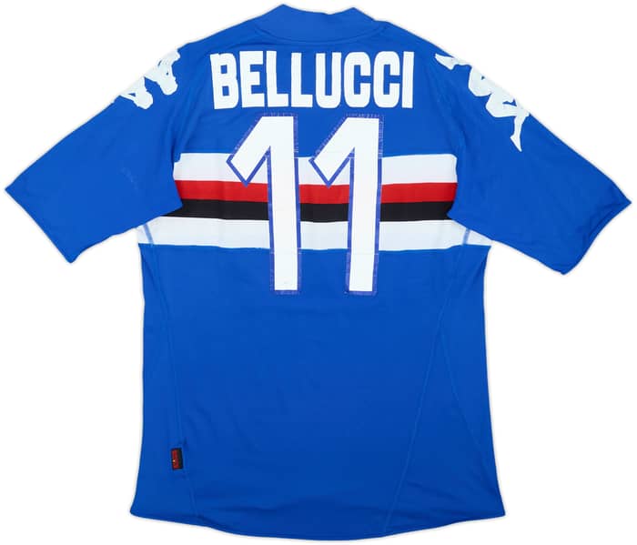 2008-09 Sampdoria Home Shirt Bellucci #11 - 4/10 - (L)